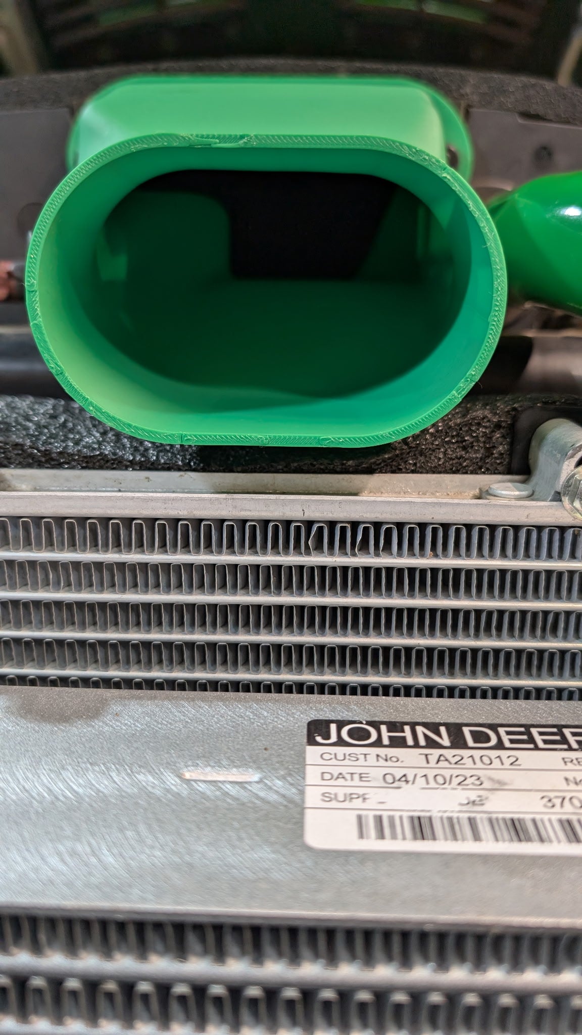 John Deer 4066r Cold Air Intake v2