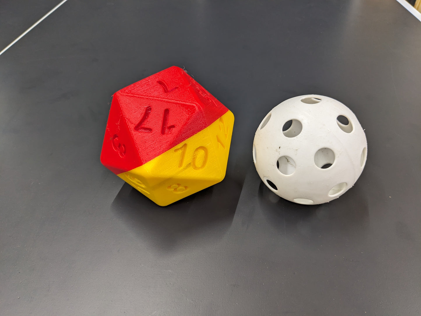 TPU 20-sided die