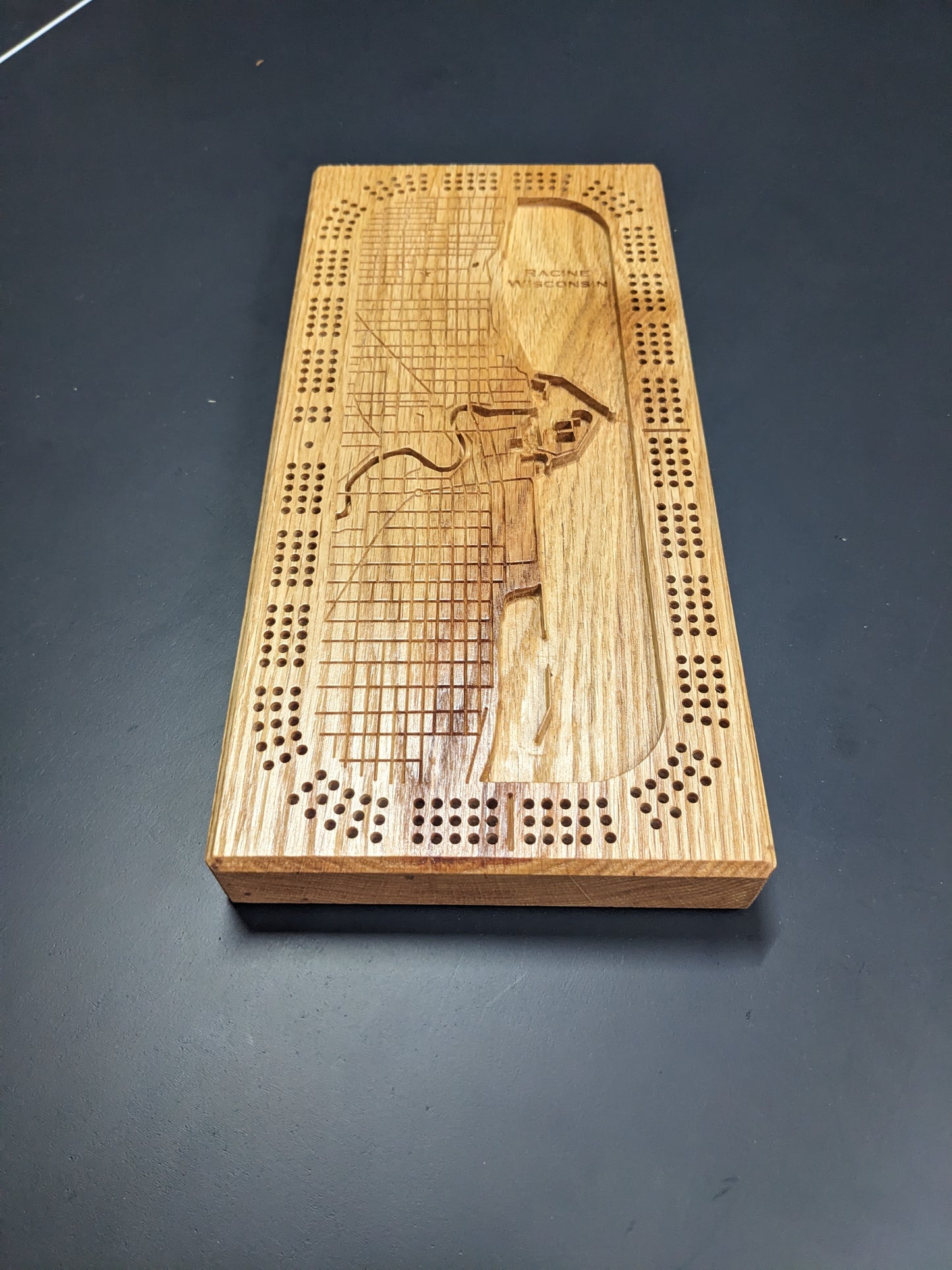 City Street Cribbage Board